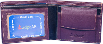 

ADPAAR Men Brown, Black Genuine Leather Wallet(7 Card Slots)