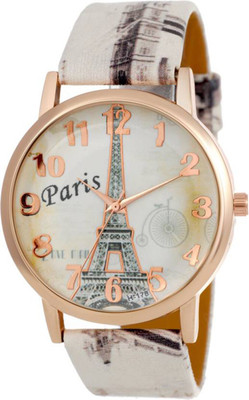 View Keepkart Paris Affil Tower New Arrival Leather Multicolour Strap 008 For Women And Girls Watch  - For Women Wrist Watches Price Online(Keepkart)