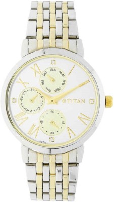 Titan Stainless Steel Strap Analog Watch  - For Women   Watches  (Titan)