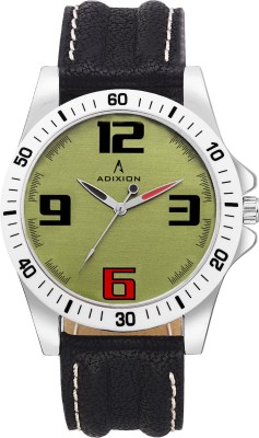 ADIXION 9523SL0G Man Stainless Steel Watch with Genuine Leather Strep Watch  - For Men   Watches  (Adixion)