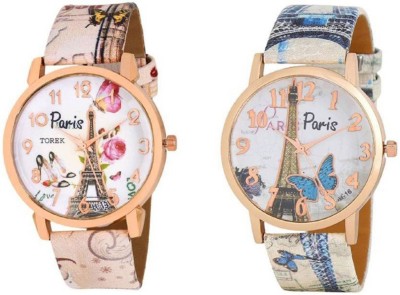 Frida paris blue and pink analogue stylish designer watches for girls and woman Watch  - For Girls   Watches  (Frida)
