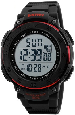 Skmei Digital 50M Waterproof LED Chronograph Watch,Red Watch  - For Boys   Watches  (Skmei)