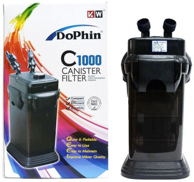 

Dophin Aquarium Canister Filter C-1000 Canister Aquarium Filter(Mechanical Filtration for Salt Water and Fresh Water)