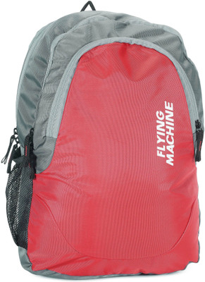 

Flying Machine LAPTOP BAGS 15 L Backpack(Red, Grey)
