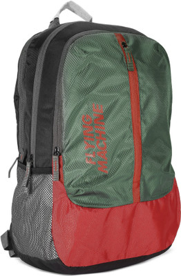 

Flying Machine LAPTOP BAGS 15 L Backpack(Red, Grey)