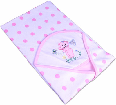 

Tiny Care Cotton Terry 150 GSM Bath Towel(Pink)