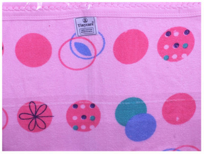 

Tiny Care Cotton Terry 150 GSM Bath Towel(Pink)