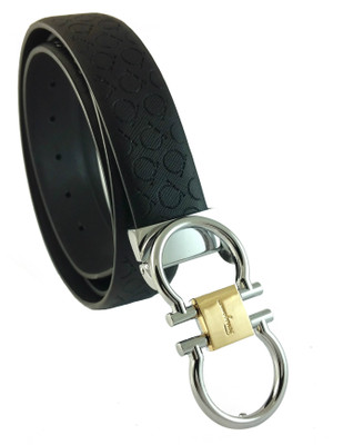 

Ammvi Creations Men Black Genuine Leather Belt