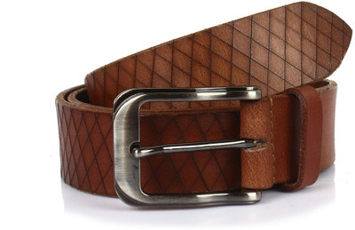 

THE MAKER Men Casual, Evening, Formal, Party Brown Genuine Leather Belt, Tan