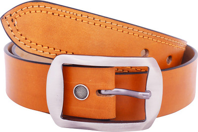 

Dreamcart Men Party Brown Genuine Leather Belt, Men’s genuine leather solid dress belt with removable buckle 100 % pure leather belt for men brown colour leather belts for men formal belt;free size belt for men;slim belt for official and party wear waist 