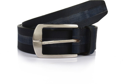 

THE MAKER Men Casual, Evening, Formal, Party Blue Genuine Leather Belt