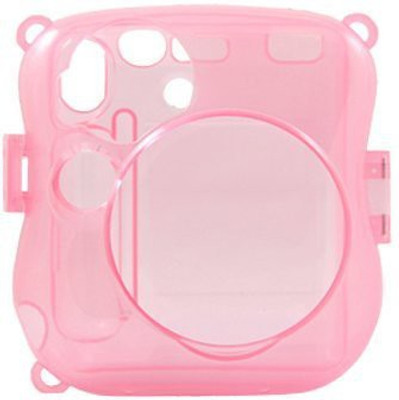 

Caiul Hard Plastic Case With Shoulder Strap For Instax Mini 25 Pink Camera Bag(Pink)