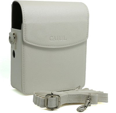 

Caiul PU Leather Instax Share Smartphone Printer Sp-1 Case (White) Camera Bag(White)