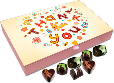 

Chocholik Gift Box - Thank You For Being So Generous Chocolate Box - 12pc Truffles(144 g)
