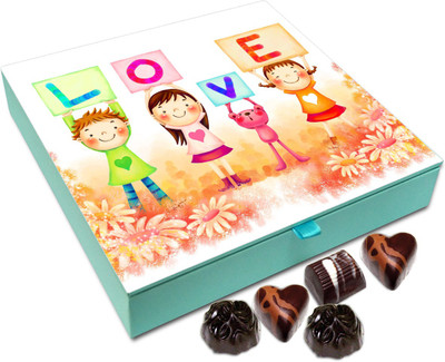 

Chocholik Gift Box - Love Of Friends Chocolate Box - 9pc Truffles(108 g)