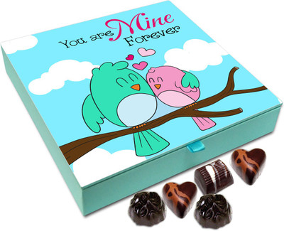 

Chocholik Gift Box - You Are Mine Forever Chocolate Box - 9pc Truffles(108 g)
