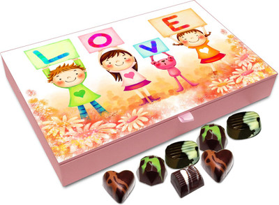 

Chocholik Gift Box - Love Of Friends Chocolate Box - 12pc Truffles(144 g)
