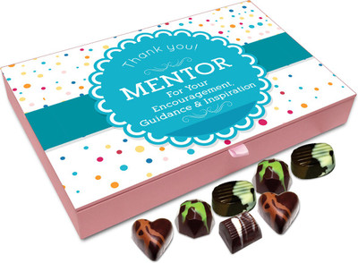 Chocholik Gift Box - Thank You Mentor For Your Encouragement Chocolate Box - 12pc Truffles(144 g)