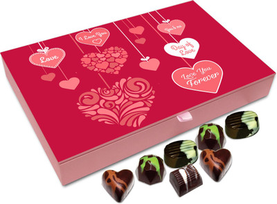 

Chocholik Gift Box - You And Me In Love Forever Chocolate Box - 12pc Truffles(144 g)