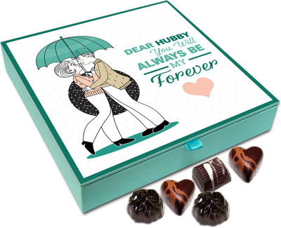 

Chocholik Gift Box - Dear Hubby You Will Always Be Mine Chocolate Box - 9pc Truffles(108 g)