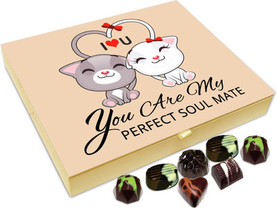 

Chocholik Gift Box - You Are My perfect Soul Mate Chocolate Box - 20pc Truffles(240 g)