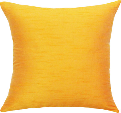 Vatsara Plain Cushions Cover(36 cm*36 cm, Yellow) available at flipkart for Rs.86