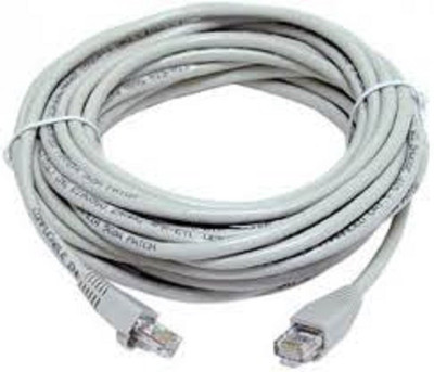

DCT CAT 6 Ethernet ( Pack Of 1 No.) Patch Cord RJ45 LAN Network Cable - Grey In 15 Mtr Length Network Cable(Compatible with Mobile, Laptop, Tablet, Mp3, Gaming Device, Grey)