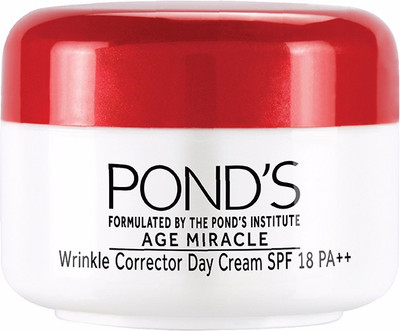 Ponds Age Miracle Wrinkle Corrector Day Cream SPF 18 PA++(10 g) available at flipkart for Rs.100
