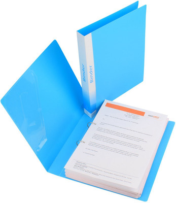 

TRANBO Plastic 2D A4 Size Ring Binder Box File.(Set Of 2, Blue)