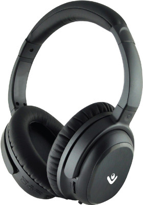 Envent Moksha Active noise cancellation Bluetooth(Black, On the Ear)