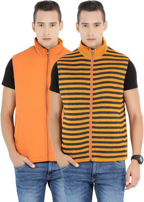 64 OFF on Parx Sleeveless Self Design Men Jacket on Flipkart