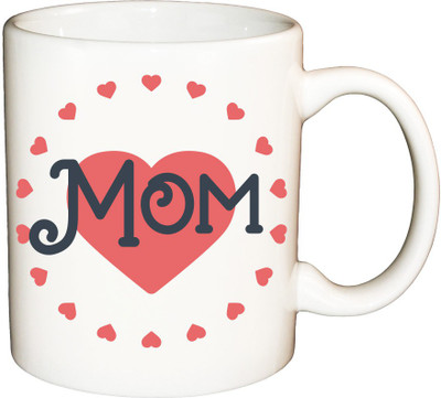 

ShopBuzz Mom printed coffee Ceramic Mug(350 ml), Multicolor