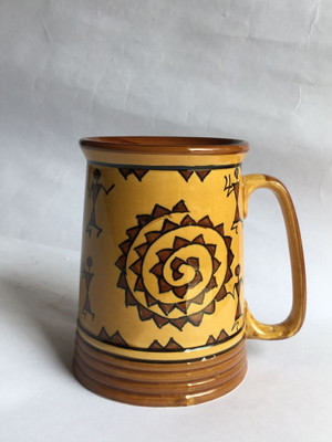 

Zuricara Madhubani Ceramic Mug(150 ml), Multicolor