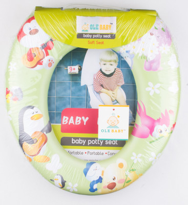 

Ole Baby Cute, Colorfull, Padded, Soft, and Durable,Full Cushion Assorted Potty Trainer Seat Potty Seat(Light Green)