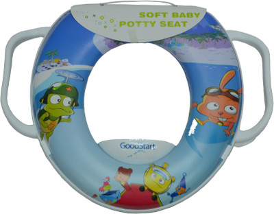 

GoodStart Cushioned baby adaptable potty seat with handle Potty Seat(Blue)