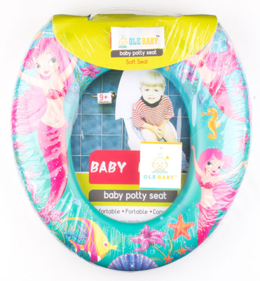 

Ole Baby Cute, Colorfull, Padded, Soft, and Durable,Full Cushion Assorted Potty Trainer Seat Potty Seat(Prewinkle)