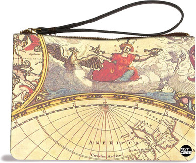 

Nutcaseshop Vintage Globe Pouch(Multicolor)