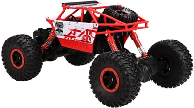 

SANJARY GOOD QUALITY HIGH SPEED 1:18 Scale 2.4 Ghz 4 Wheel Drive Rock Crawler Rally Car (Red)(Red)