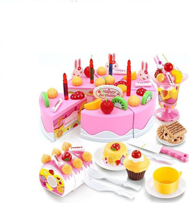 

Prefun DIY Birthday Cake Toy For Kids, 75 Pieces, Multi Color