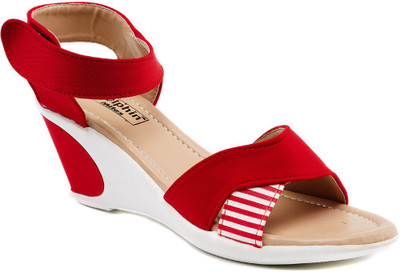 

Dolphin Miles Women Red Wedges