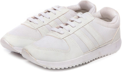 

Unistar Jogging, Walking & Running (Narrow Toe) Shoes; 034-White Walking Shoes For Men(White