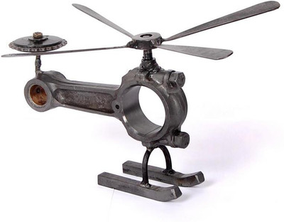 

handicrafts factory Decorative Showpiece - 6 cm(Iron, Grey)