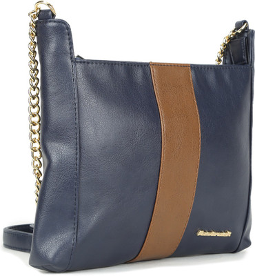 

Fastrack Women Casual Blue PU Sling Bag