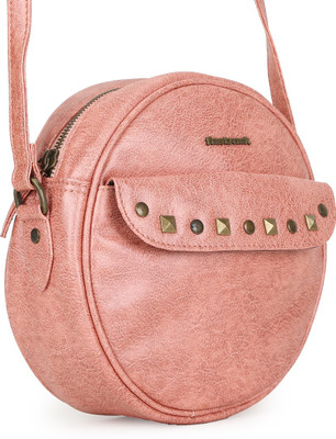 

Fastrack Women Casual Pink PU Sling Bag