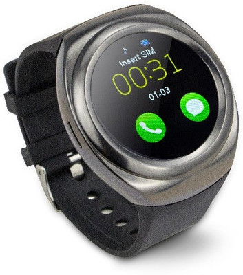 

Life Like S600 BLUETOOTH WITH SIM & TF CARD SLOT BLACK Smartwatch(Black Strap FREE SIZE)
