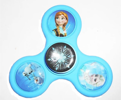 SANJARY SUPER SMOOTH HYBRID CERAMIC METAL BEARINGS FROZEN ALFA SPINNER (MULTI-COLOUR)(Blue)