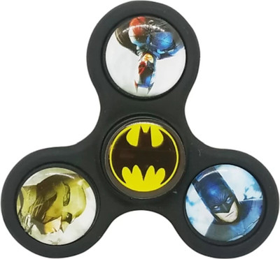 SANJARY HIGH QUALITY SUPER SMOOTH METAL BEARINGS MADE BATMAN SPINNER (BLACK)(Black)