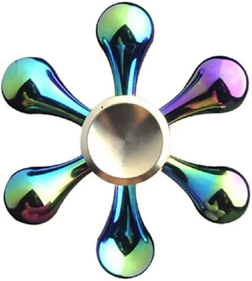 

SANJARY SUPER SMOOTH FULLY METAL MADE RAINBOW MOLECULE SPINNER (MULTI-COLOUR)(Multicolor)