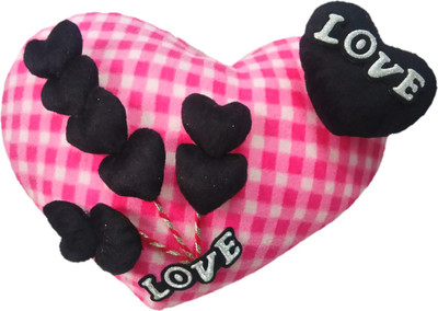 

Aparshi (Combo pack of 4) Cutddly heart cushion stuffed soft toy 4DJ24 - 52 cm(Multicolor)