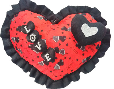 

Aparshi (Combo pack of 4) Cutddly heart cushion stuffed soft toy 4DS25 - 72 cm(Multicolor)